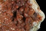 Natural, Red Quartz Crystal Cluster - Morocco #138897-2